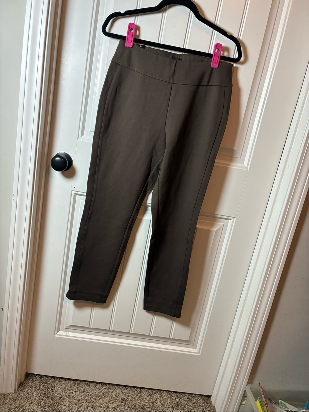 Express Brown Straight Leg Pants